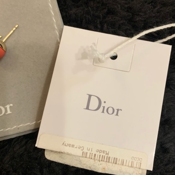 Dior Tribales Coral Orange Earrings - Picture 6 of 9